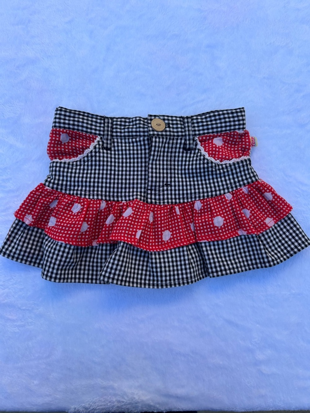 Harajuku mini  Black & White Gingham Skirt